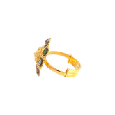 22k Yellow Assorted Stones Small Fancy Ring with Stones measuring 5.5